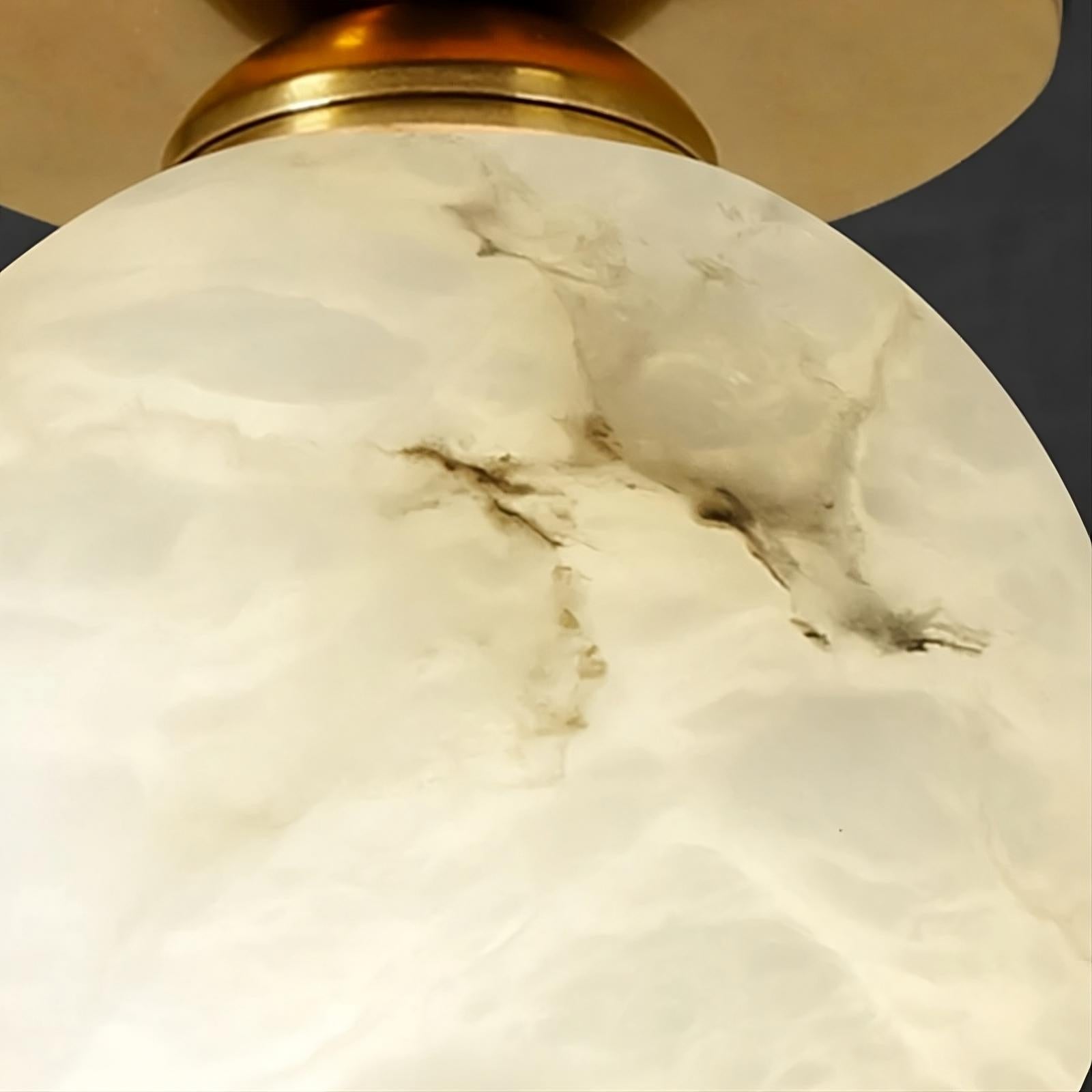 Soria Marble Flush mount - fovolighting