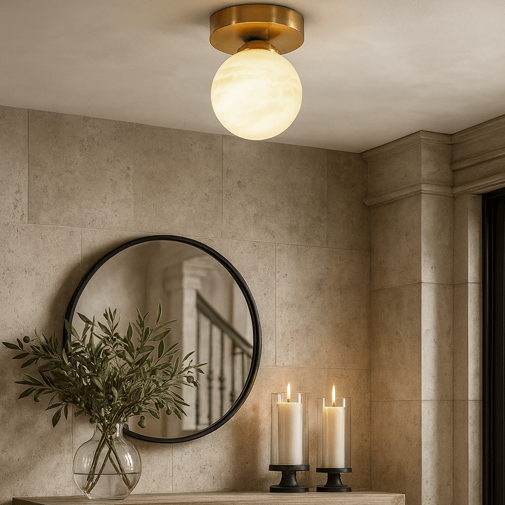 Soria Marble Flush mount - fovolighting