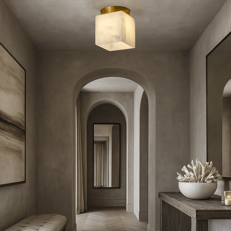 Soria Marble Flushmount - fovolighting