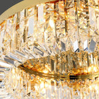 Specchio Crystal Flush Mount - fovolighting