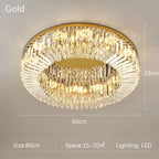 Specchio Crystal Flush Mount - fovolighting