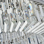 Specchio Crystal Flush Mount - fovolighting