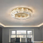 Specchio Crystal Flush Mount - fovolighting