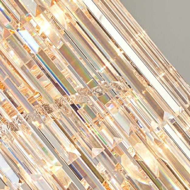 Spiral Crystal Chandelier For Foyer/ Staircase - fovolighting