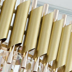 Spiral Crystal Chandelier For Foyer/ Staircase - fovolighting