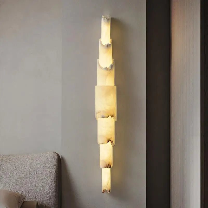 Stanton Marble Wall Light Fixture - fovolighting