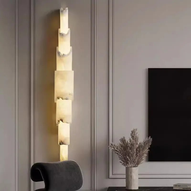 Stanton Marble Wall Light Fixture - fovolighting