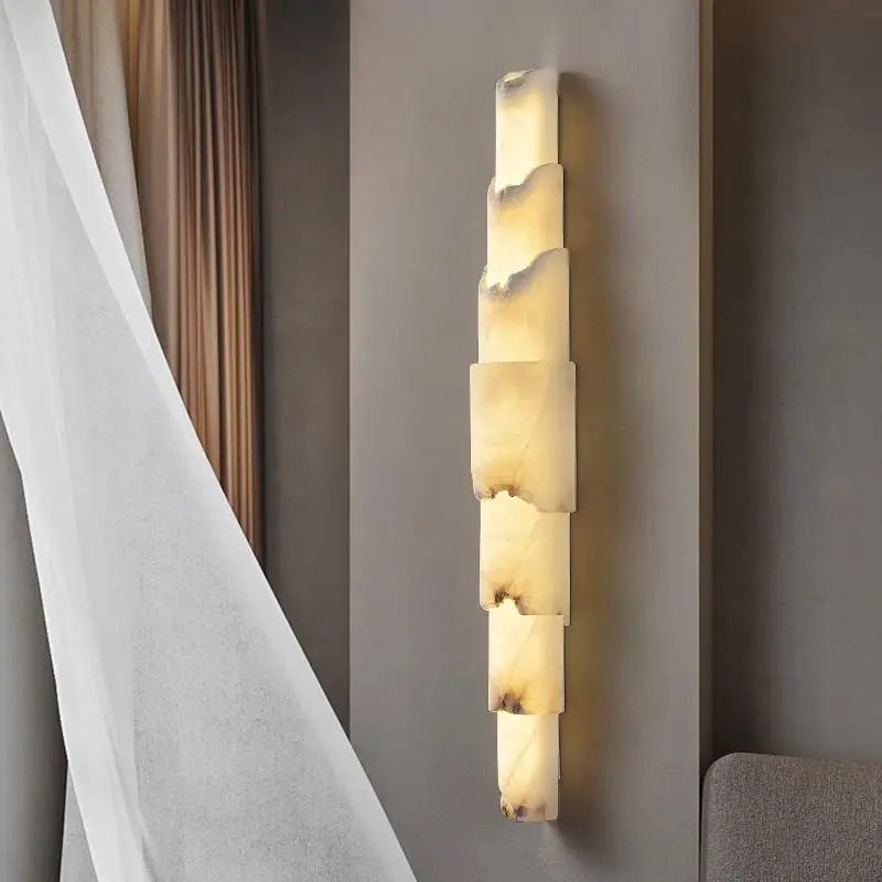 Stanton Marble Wall Light Fixture - fovolighting
