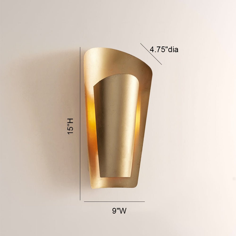 Stella Modern Brass Wall Sconce - fovolighting