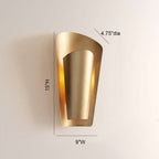 Stella Modern Brass Wall Sconce - fovolighting