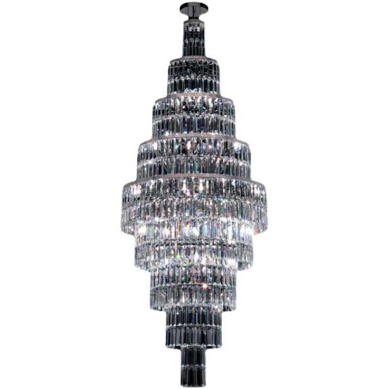 Stylish Foyer Hall Long Crystal Chandelier Large Staircase/ Entryway Decoration Ceiling Light Fixture - fovolighting