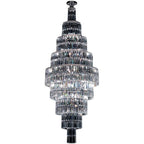 Stylish Foyer Hall Long Crystal Chandelier Large Staircase/ Entryway Decoration Ceiling Light Fixture - fovolighting