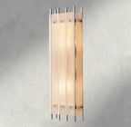 Sun Merca Alabaster Grand Rectangular Sconce - fovolighting