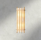 Sun Merca Alabaster Grand Rectangular Sconce - fovolighting