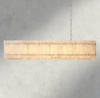 Sun Merca Alabaster Linear Chandelier 54", 72" - fovolighting