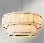 Sun Merca Alabaster Round Tiered Chandelier 22", 37", 48", 60" - fovolighting