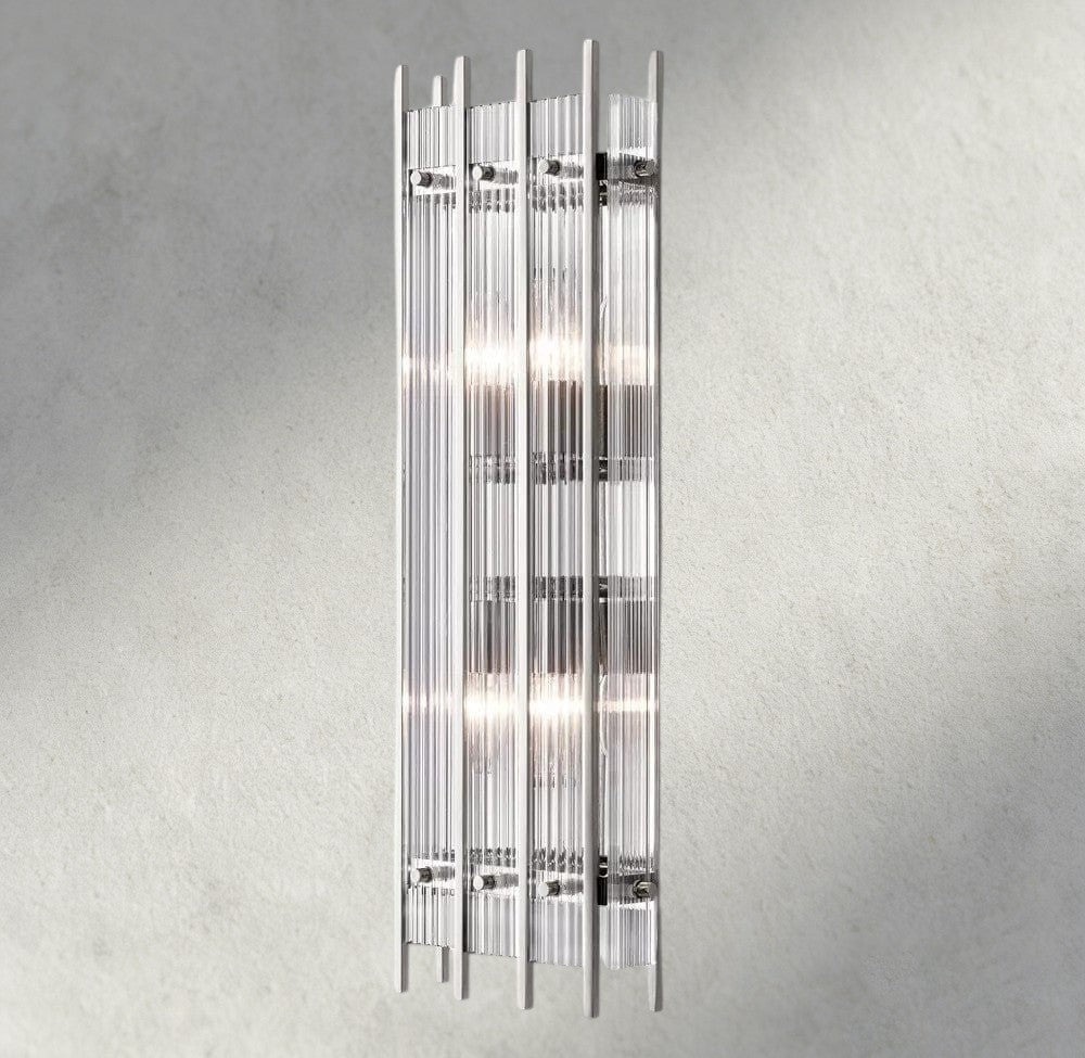 Sun Merca Grand Rectangular Sconce - fovolighting