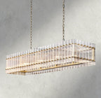 Sun Merca Rectangular Chandelier 54", 72" - fovolighting