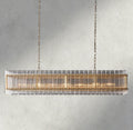 Sun Merca Rectangular Chandelier 54", 72" - fovolighting