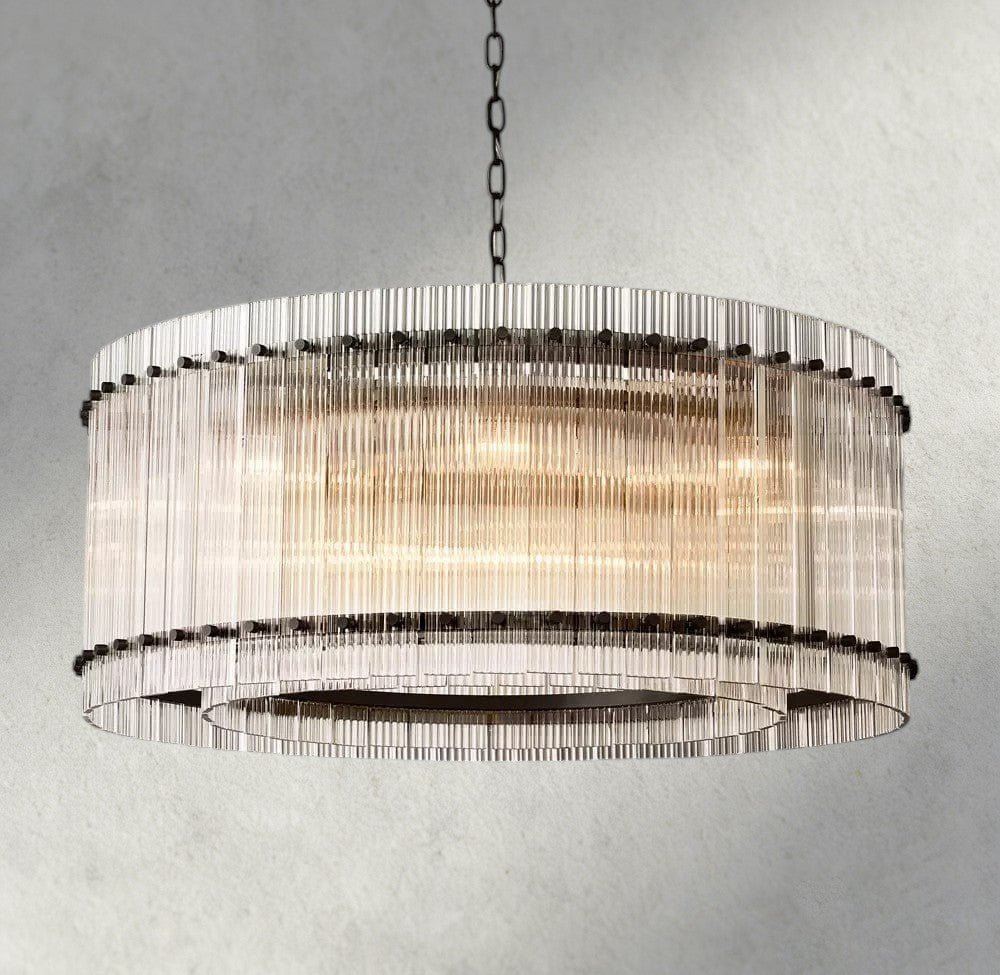 Sun Merca Round Chandelier 22", 37", 48", 60" - fovolighting