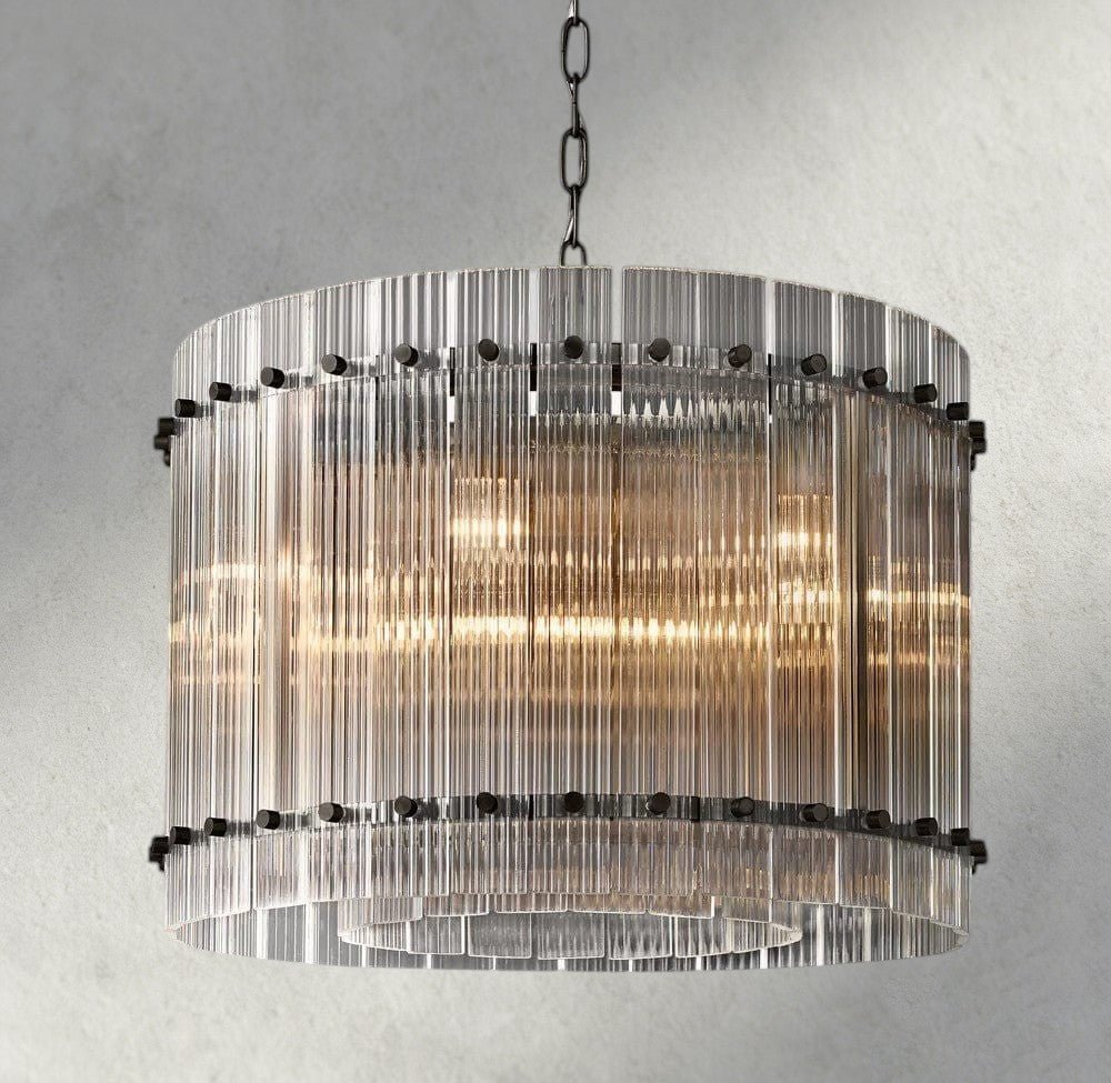 Sun Merca Round Chandelier 22", 37", 48", 60" - fovolighting