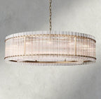 Sun Merca Round Chandelier 22", 37", 48", 60" - fovolighting