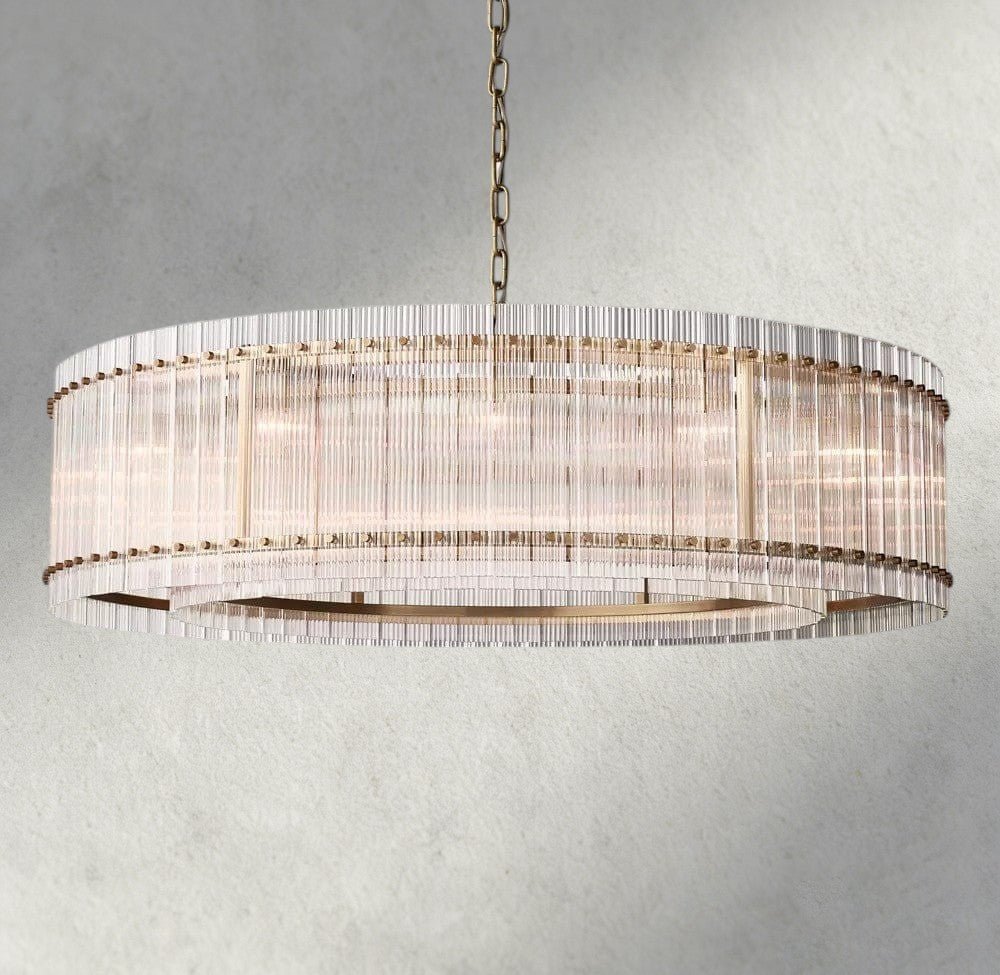 Sun Merca Round Chandelier 22", 37", 48", 60" - fovolighting