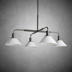 Theron Glass Round Chandelier 30'' 52'' - fovolighting