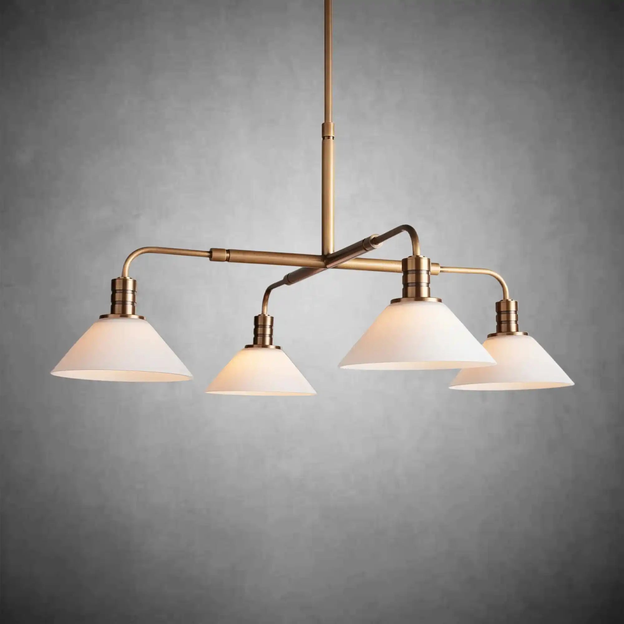 Theron Glass Round Chandelier 30'' 52'' - fovolighting