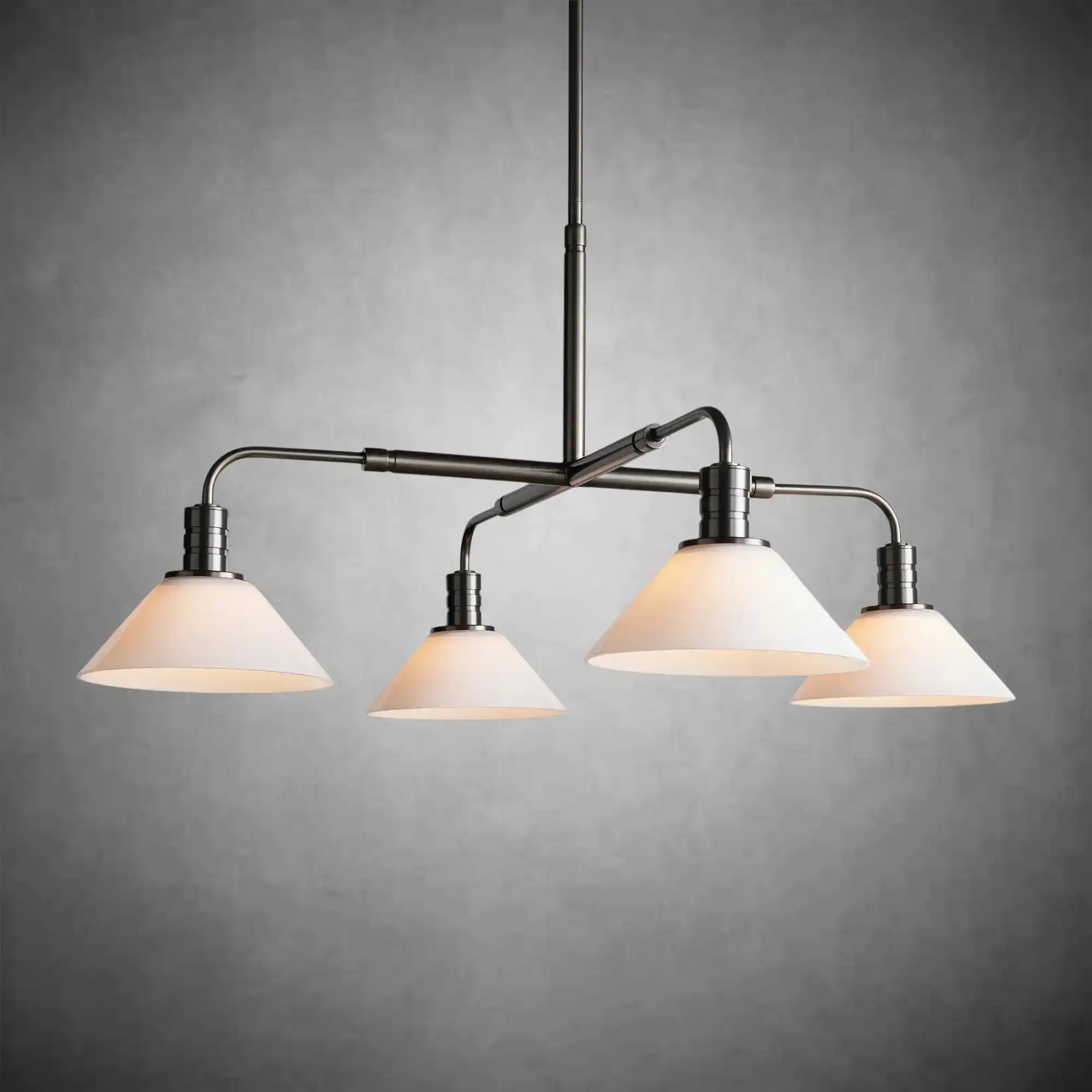Theron Glass Round Chandelier 30'' 52'' - fovolighting