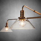 Theron Glass Round Chandelier 30'' 52'' - fovolighting