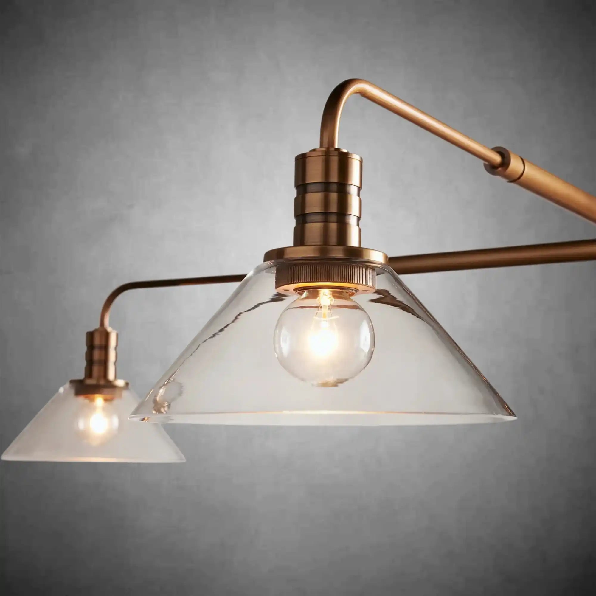 Theron Glass Round Chandelier 30'' 52'' - fovolighting