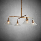 Theron Glass Round Chandelier 30'' 52'' - fovolighting