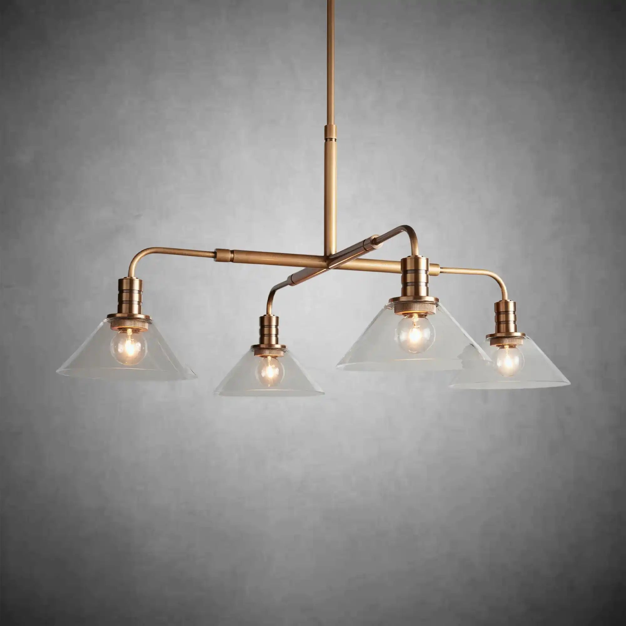 Theron Glass Round Chandelier 30'' 52'' - fovolighting