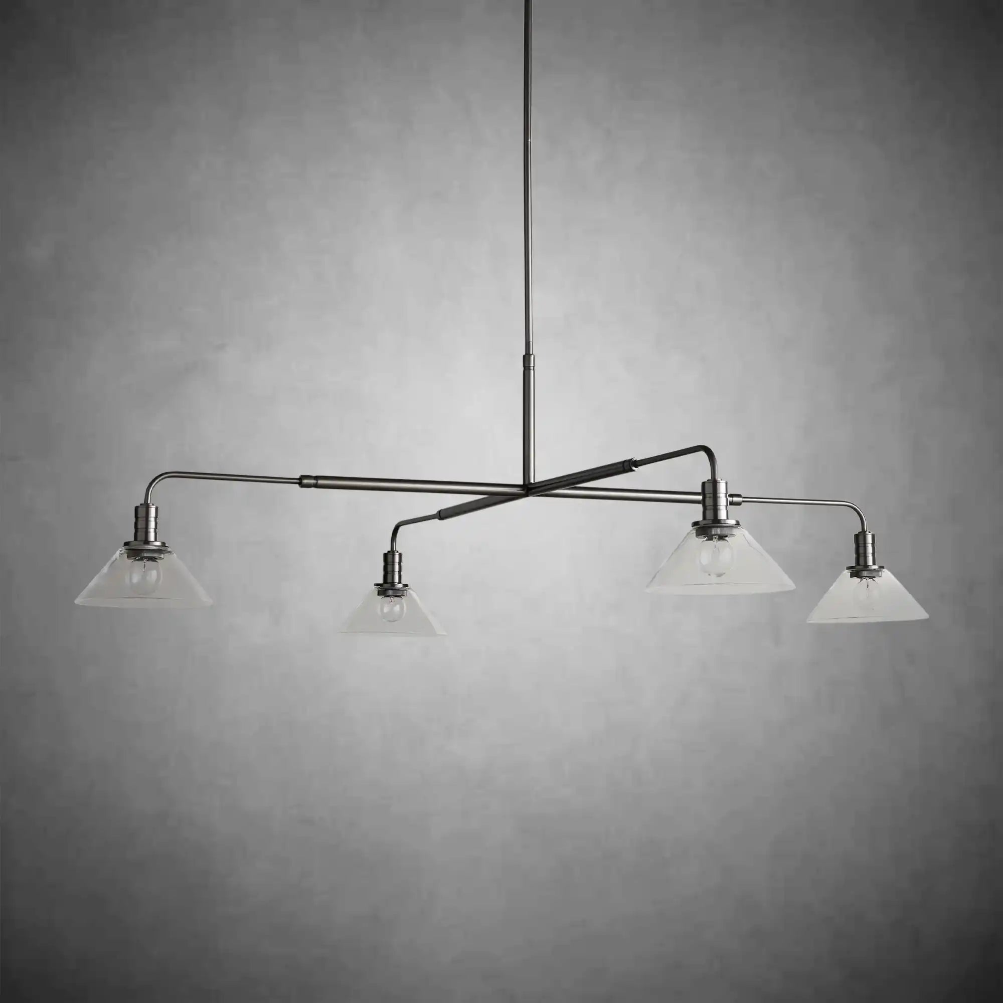 Theron Glass Round Chandelier 30'' 52'' - fovolighting