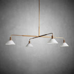 Theron Glass Round Chandelier 30'' 52'' - fovolighting