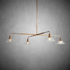 Theron Glass Round Chandelier 30'' 52'' - fovolighting