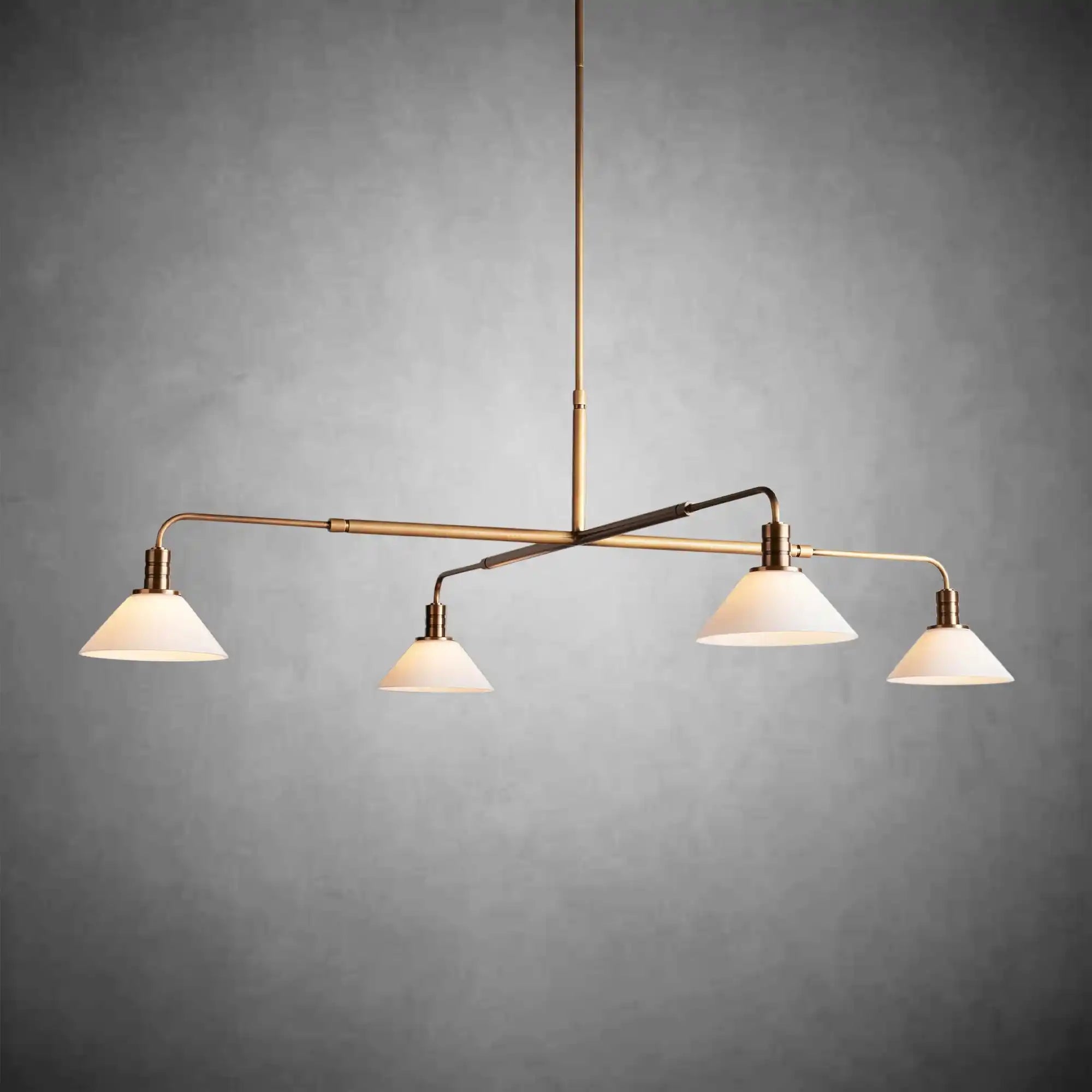 Theron Glass Round Chandelier 30'' 52'' - fovolighting