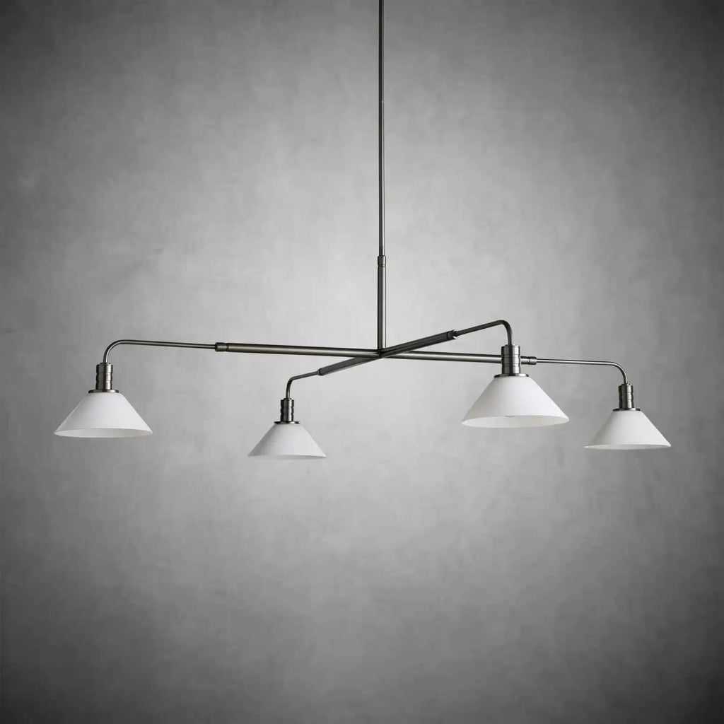 Theron Glass Round Chandelier 30'' 52'' - fovolighting