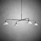 Theron Glass Round Chandelier 30'' 52'' - fovolighting