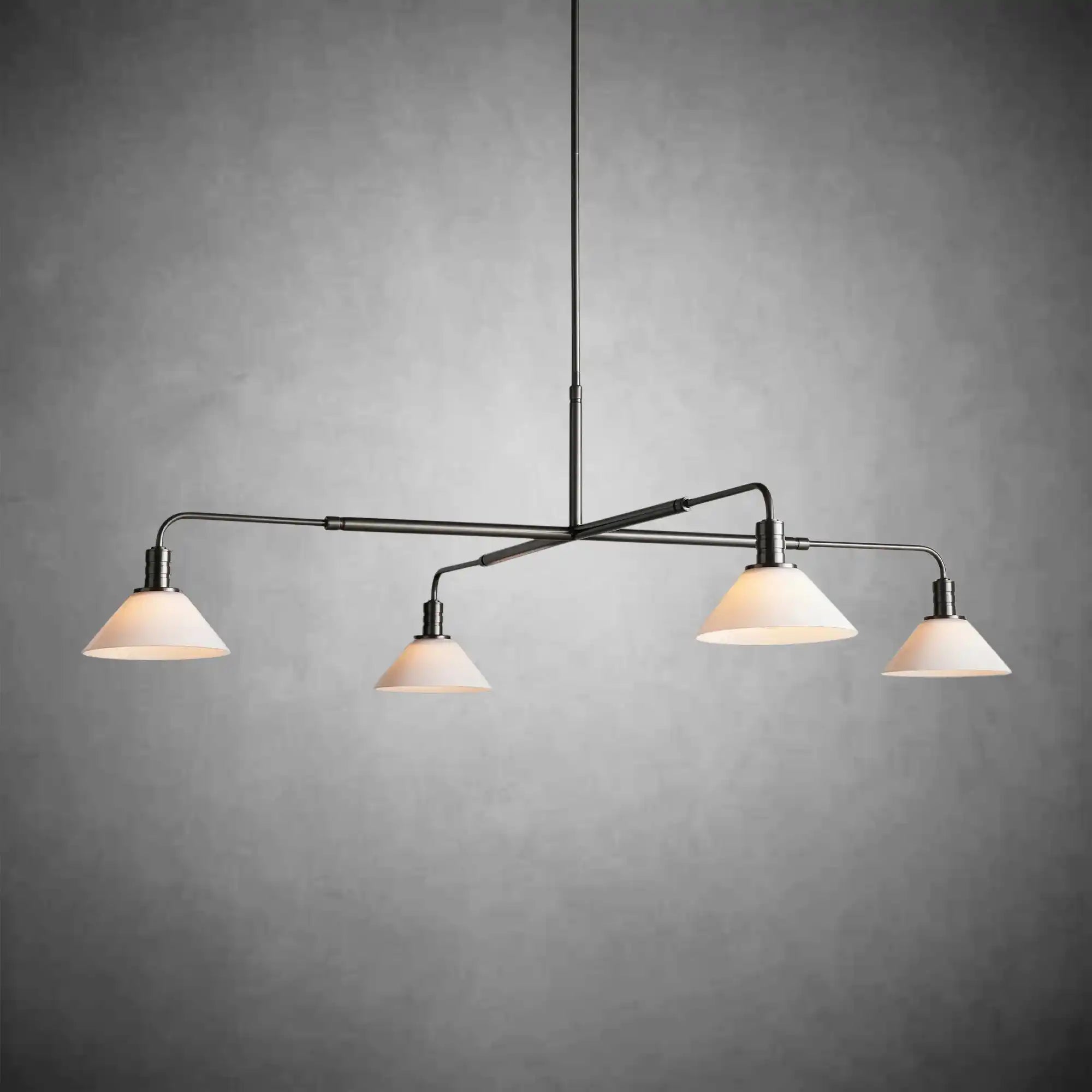 Theron Glass Round Chandelier 30'' 52'' - fovolighting