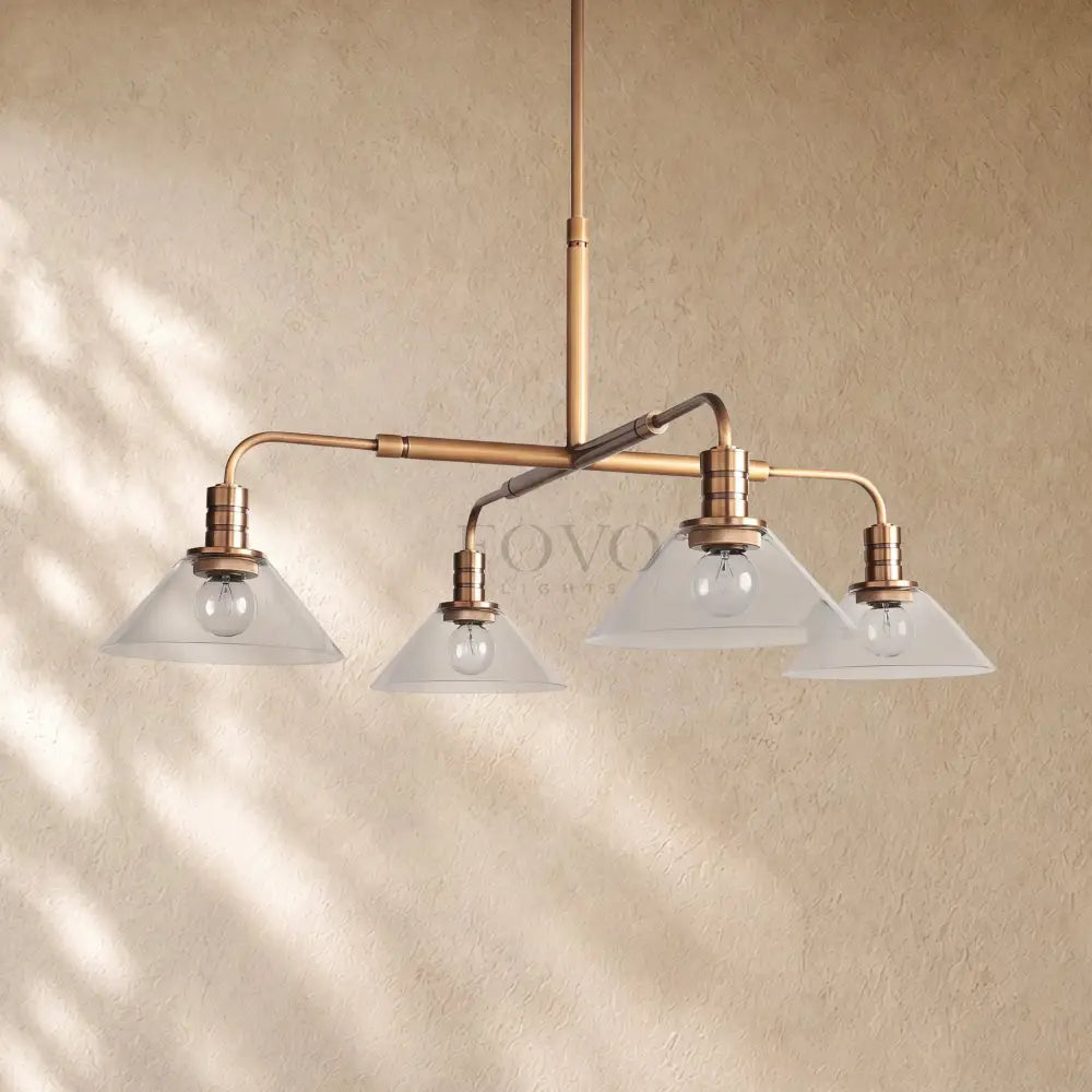 Theronm Glass Round Chandelier
