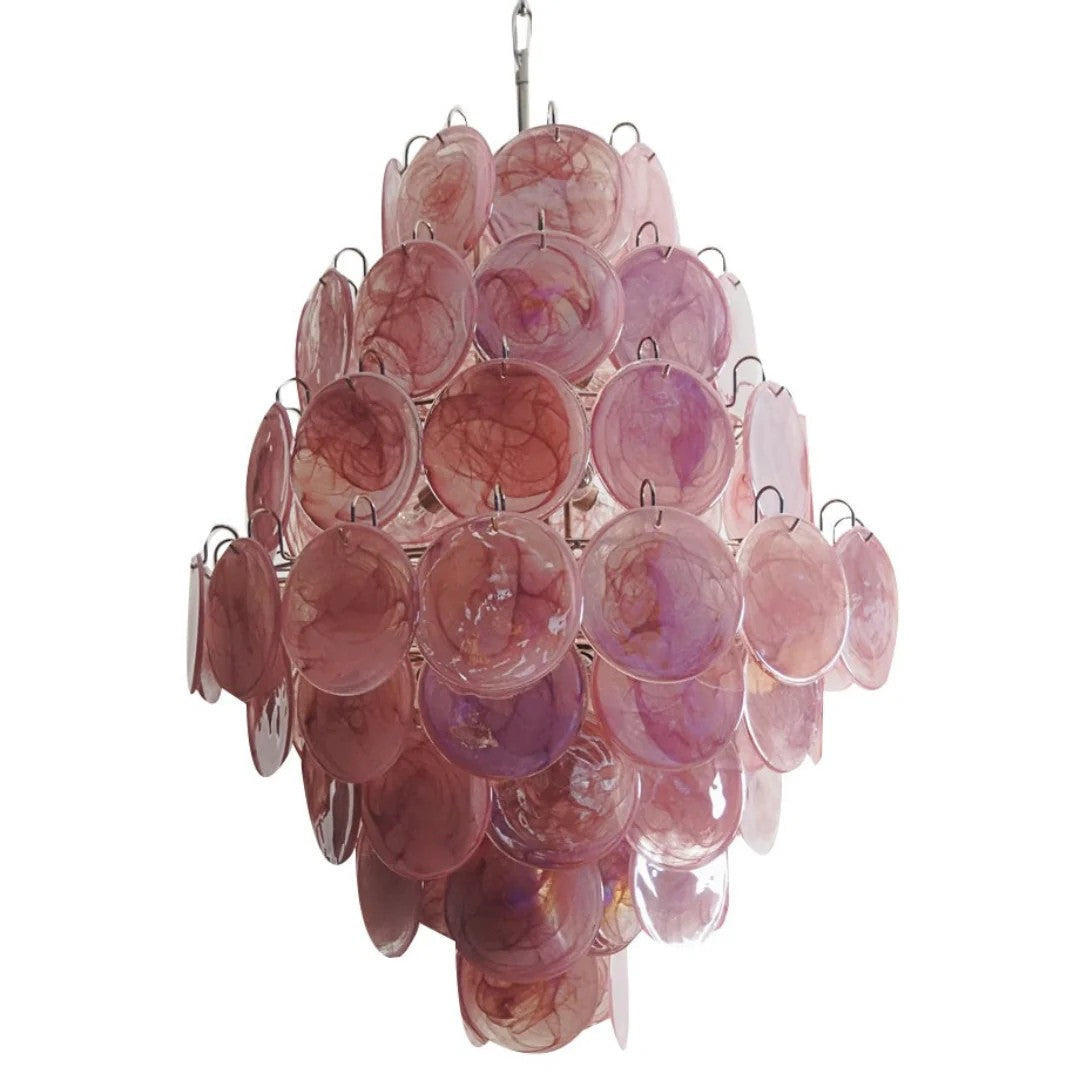 Gallery Vintage Murano Glass Tiered Chandelier