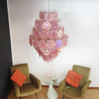 Gallery Vintage Murano Glass Tiered Chandelier