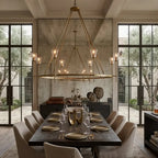 Torch de Vera Round Chandelier