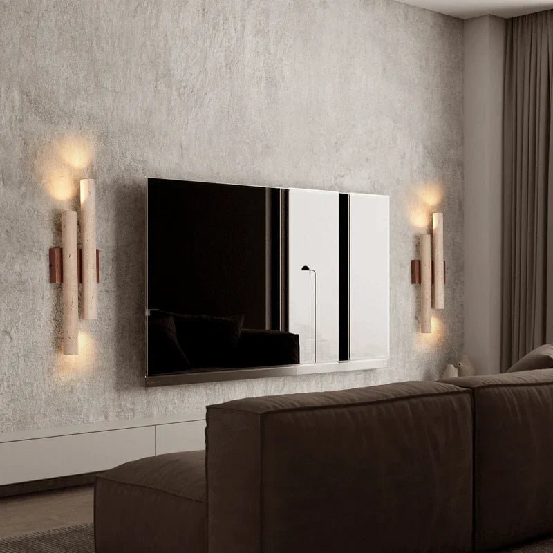 Toscana Travertine Wall Light - fovolighting