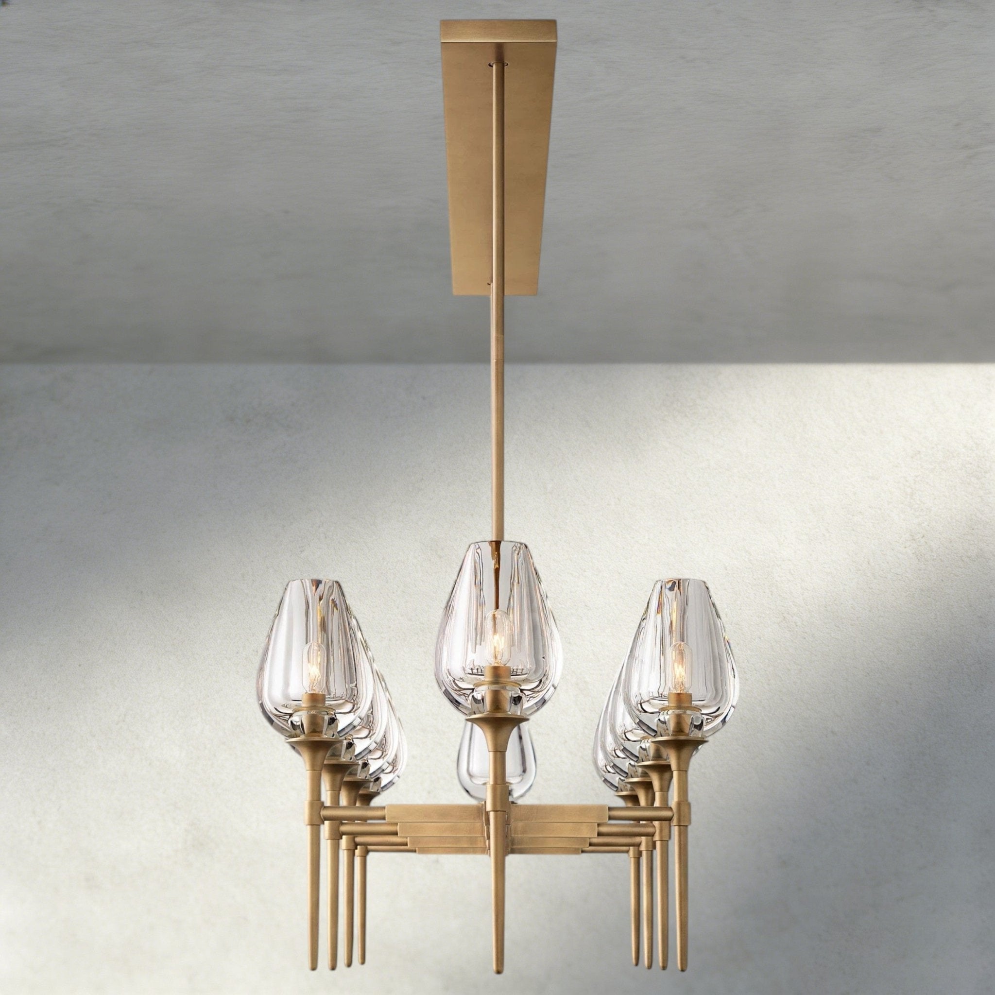 Tulip Linear Chandelier 52", 65" - fovolighting