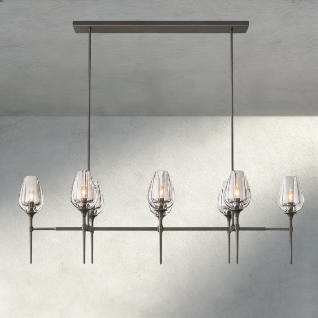 Tulip Linear Chandelier 52", 65" - fovolighting