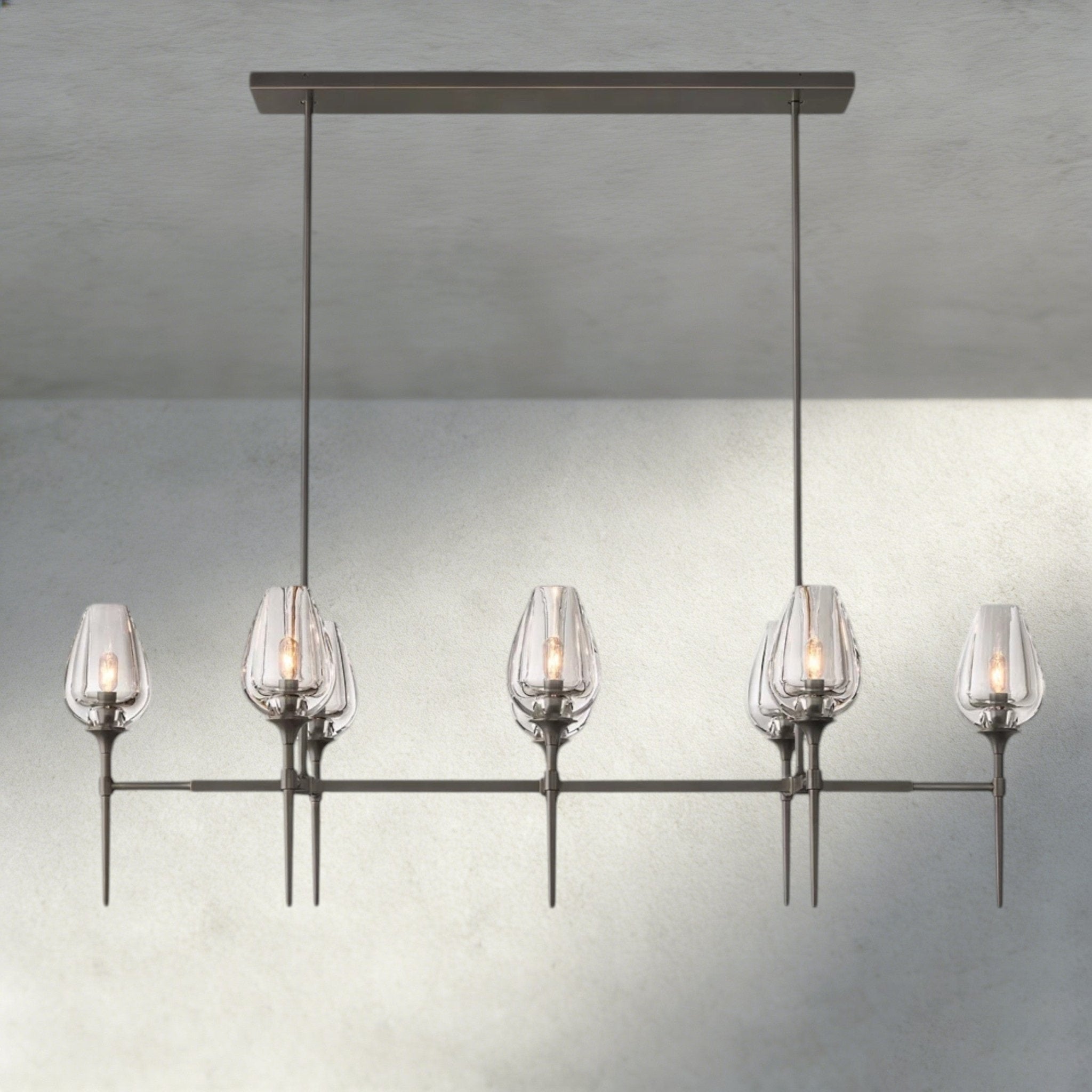 Tulip Linear Chandelier 52", 65" - fovolighting