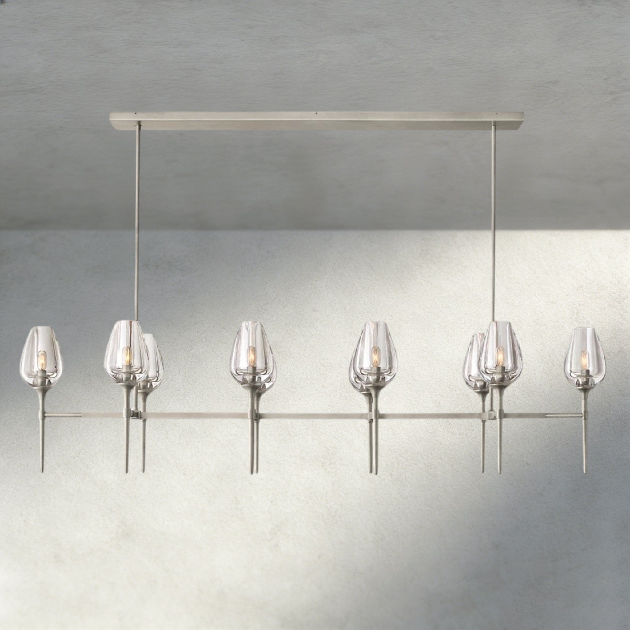 Tulip Linear Chandelier 52", 65" - fovolighting